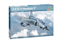 Italeri F-4E/F Phantom Ii Flugzeug Jagdbomber 1:72 Model Kit Bausatz 510001448