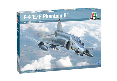 Italeri F-4E/F Phantom II Flugzeug Jagdbomber 1:72 Model Kit Bausatz 510001448