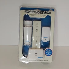 Brand New in Package Charge-n-Play Charging Dock for Wii Remote w/2 Batteries