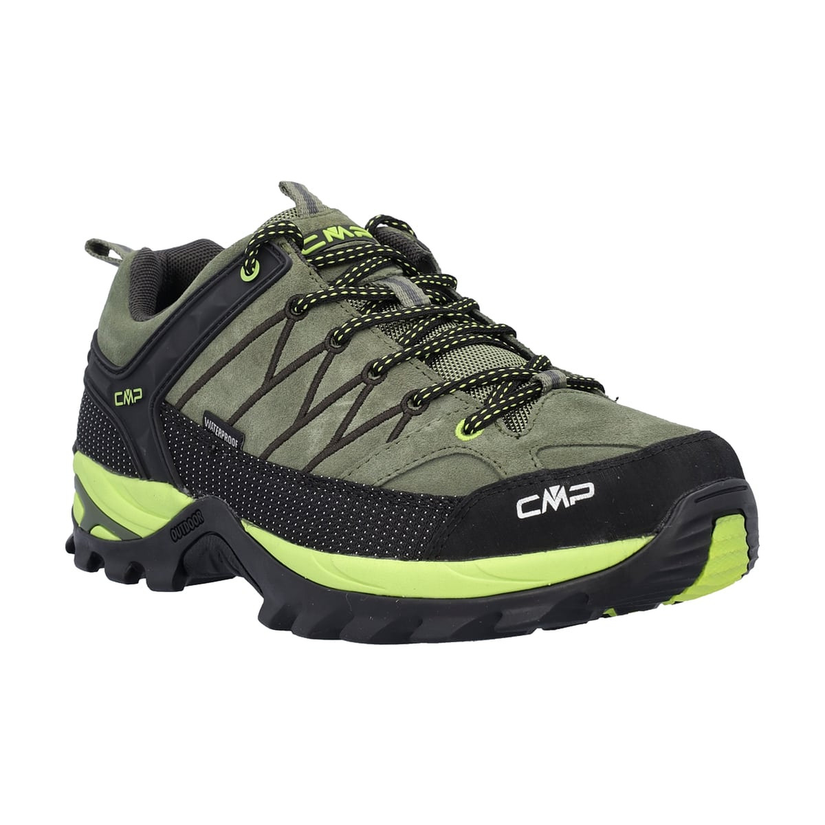 CMP Herren Rigel Low Trekking Schuhe WP 3Q13247 kaki-acido | eBay