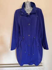 Women’s Windsor Parker, Size Medium, Royal Blue, Concealed Collar, Used