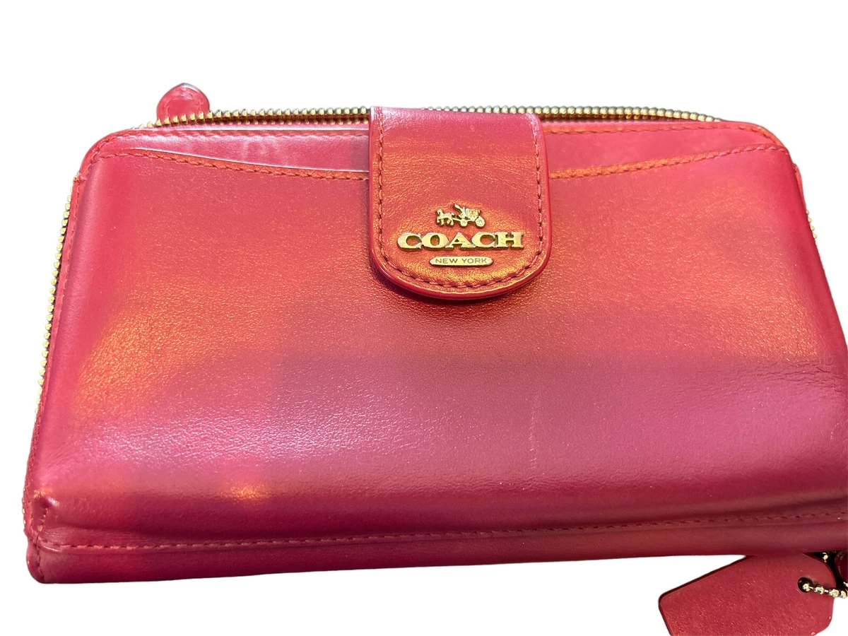 Coach wristlet with phone pocket Clearance