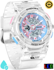 OROLOGIO DONNA ANALOGICO DIGITALE ✅ IMPERMEABILE SPORTIVO DOPPIO DISPLAY 7 LED