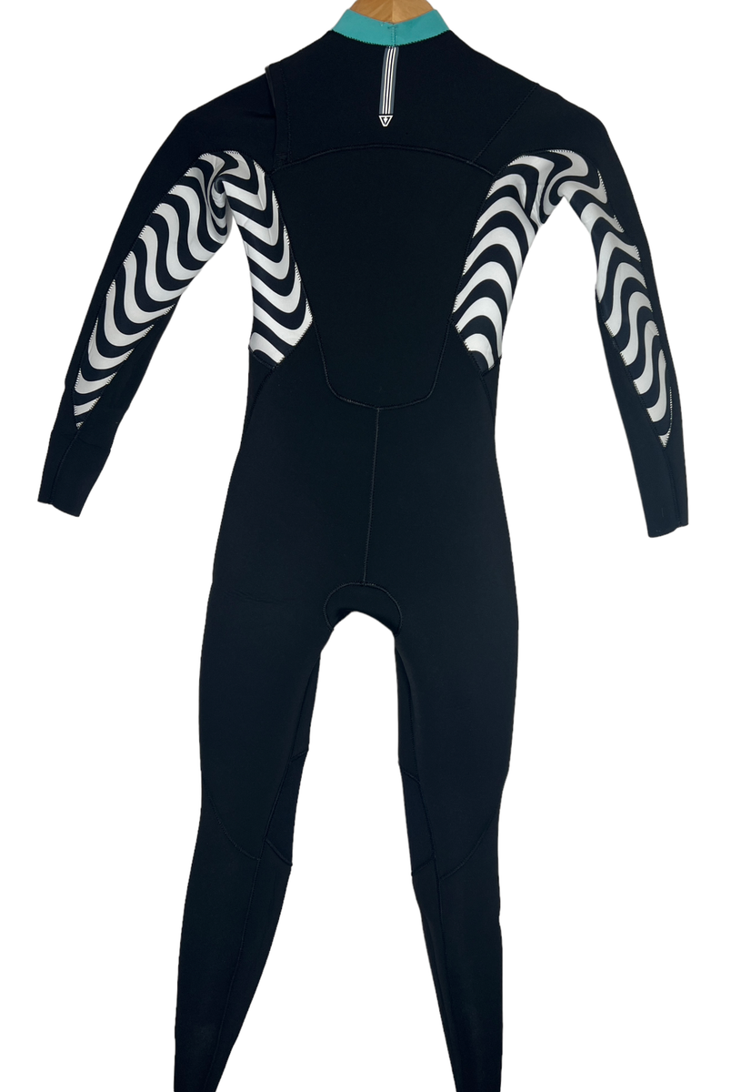 Vissla 7 Seas Childs Full Wetsuit Kids Size 12 Chest Zip 3/2