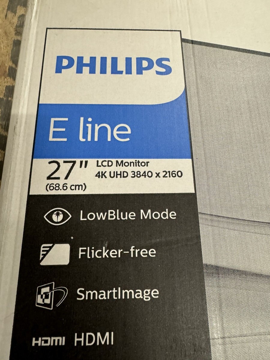 Philips 276E8VJSB 27in 4K LCD Monitor 609585252387| eBay