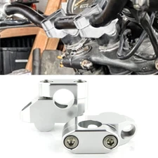 7/8" Offset HandleBar Mount Clamps Risers Fit For Honda Yamaha Suzuki Kawasaki