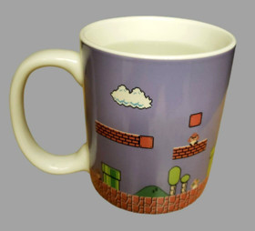 2015 Paladone  Super Mario Bros. Collectors Edition Heat Change Mug Nintendo NES
