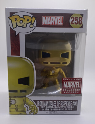 Funko Pop! Marvel 238 – Iron Man Tales Of Suspense #40 – Exclusive (Or)