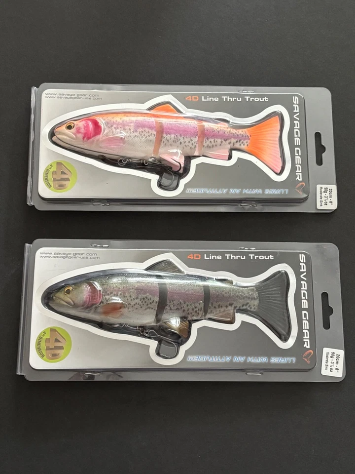 Savage Gear 4D Line Thru Trout Moderate Sink/Slow Sink 20cm 98g Raubfisch - Bild 2 von 2