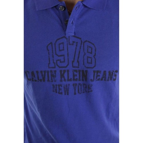 POLO CALVIN KLEIN HOMME CMP80P BLEU - Imagen 2 de 2