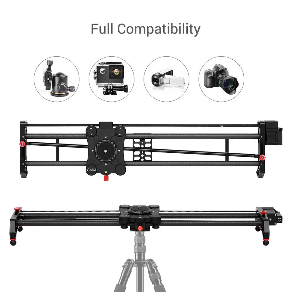 GVM GR-120QD 120cm Motorized Camera Slider Track Dolly for DSLR Camera Camcorder - Image 2 of 4