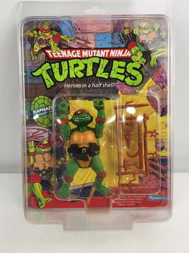TMNT Raphael 1988 Playmates 10-Back Unpunched Sealed Vtg Figure Teenage Mutant