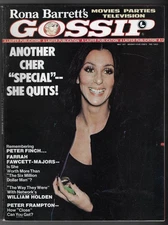 Rona Barrett's Gossip Magazine May 1977 Cher Cover Stories Laufer