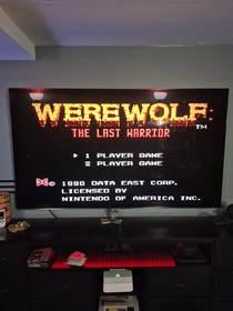 Werewolf The Last Warrior (Nintendo NES 1990) Cartridge And Manual NM!!