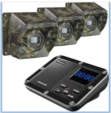 Wuloo 1800feet Wireless Driveway Alarm Infrared Sensors Motion Detector for Home