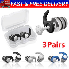 Reusable Silicone Ear Plugs Noise Cancelling Earplugs Protector Study Sleep Swim