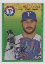 2023 Chrome Platinum Anniversary Green Wave Refractor 34/99 Martin Perez 0yj6