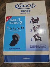 Poussette Graco Uno2Duo deuxième siège - Gris Ellington NEUF !
