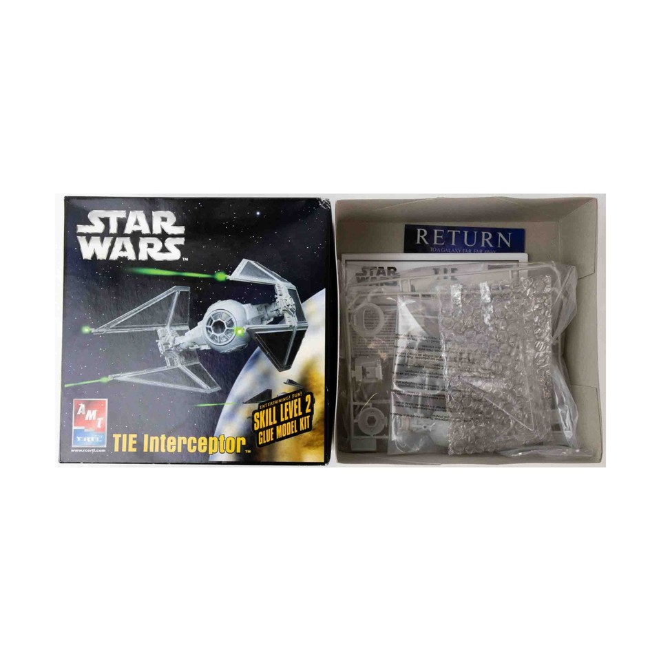 AMT-ERTL Star Wars Model Kits 1/51 TIE Interceptor VG+/NM | eBay