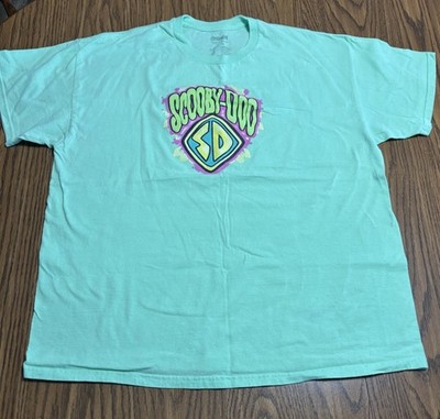 Scooby Doo Scooby Snacks XL Men s Vibrant Light Green Graphic T Shirt