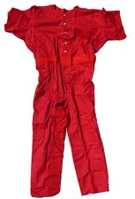 Department Corrections Prison Jail Inmate Uniform Coveralls Red Size 6X Average