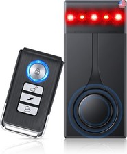 108dB Car Alarm System, Vehicle Anti-Theft Vibration Sensor Alarm  Red
