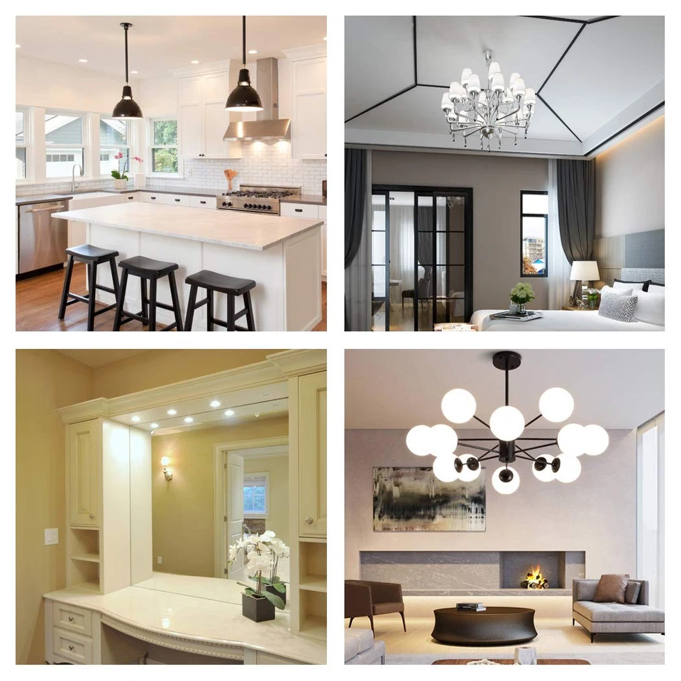 3W LED Bulb Equivalent 25 Watt Light Bulbs A15 Daylight 5000K Energy Saving - Image 3 of 4