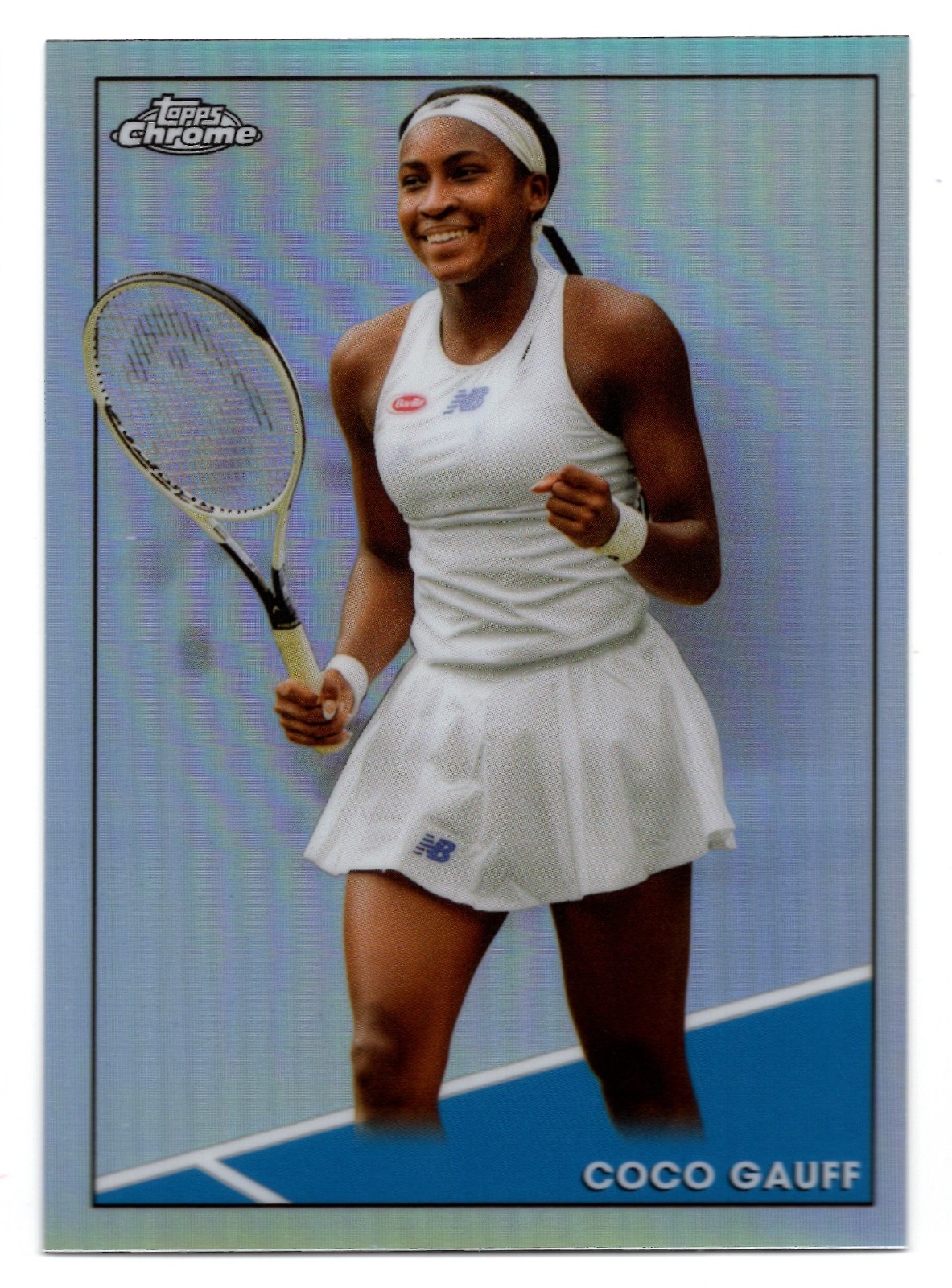 2021 Topps Chrome Tennis COCO GAUFF #100 Refractor Rookie