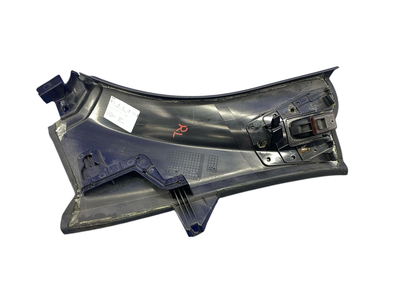 2008-2015 AUDI R8 REAR LEFT RIGHT LOWER QUARTER TRIM COVER PANEL SET BLACK *WEAR