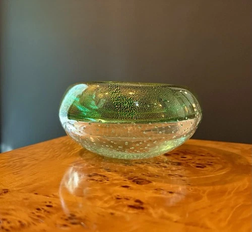 vintage Italian Murano art glass bowl