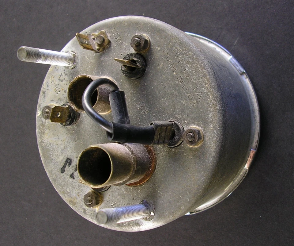 ALFA ROMEO 105 GIULIA SPRINT GT 1965+ VEGLIA Medidor italiano de presión de aceite/combustible Foto 4 de 4