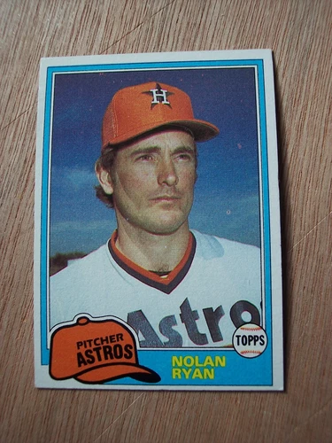 Nolan Ryan 1981 Topps baseball card #240 EX