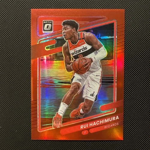 2021-22 Panini Donruss Optic - Rui Hachimura #79 Red Prizm /99