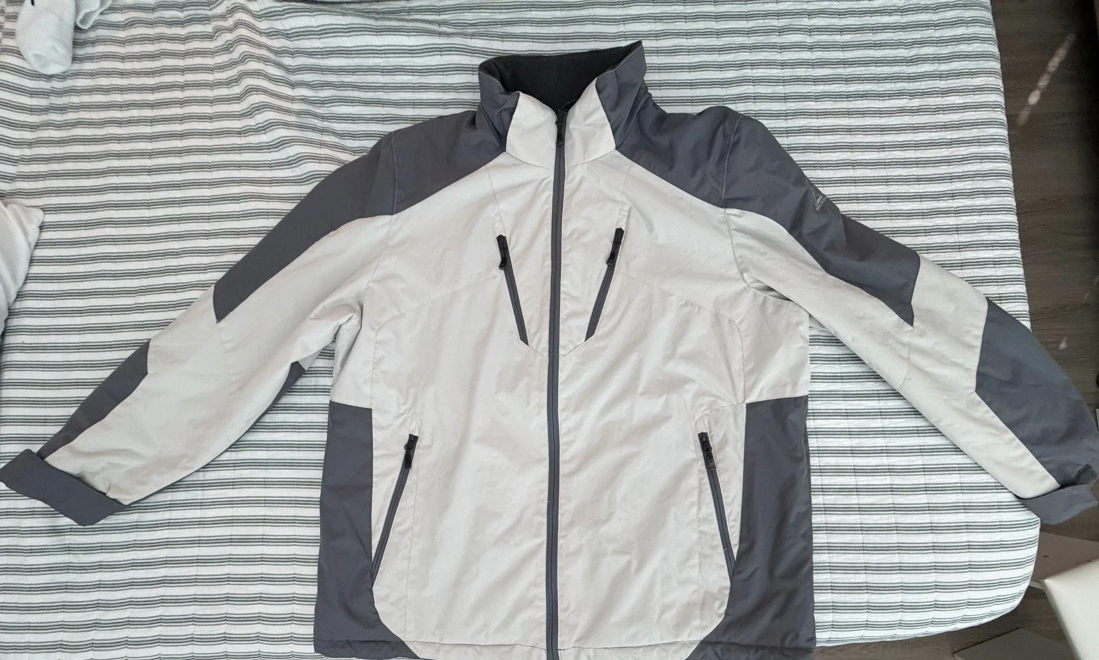 ZeroXposur Mens Insulated Ski Jacket XXL jacket White Gray