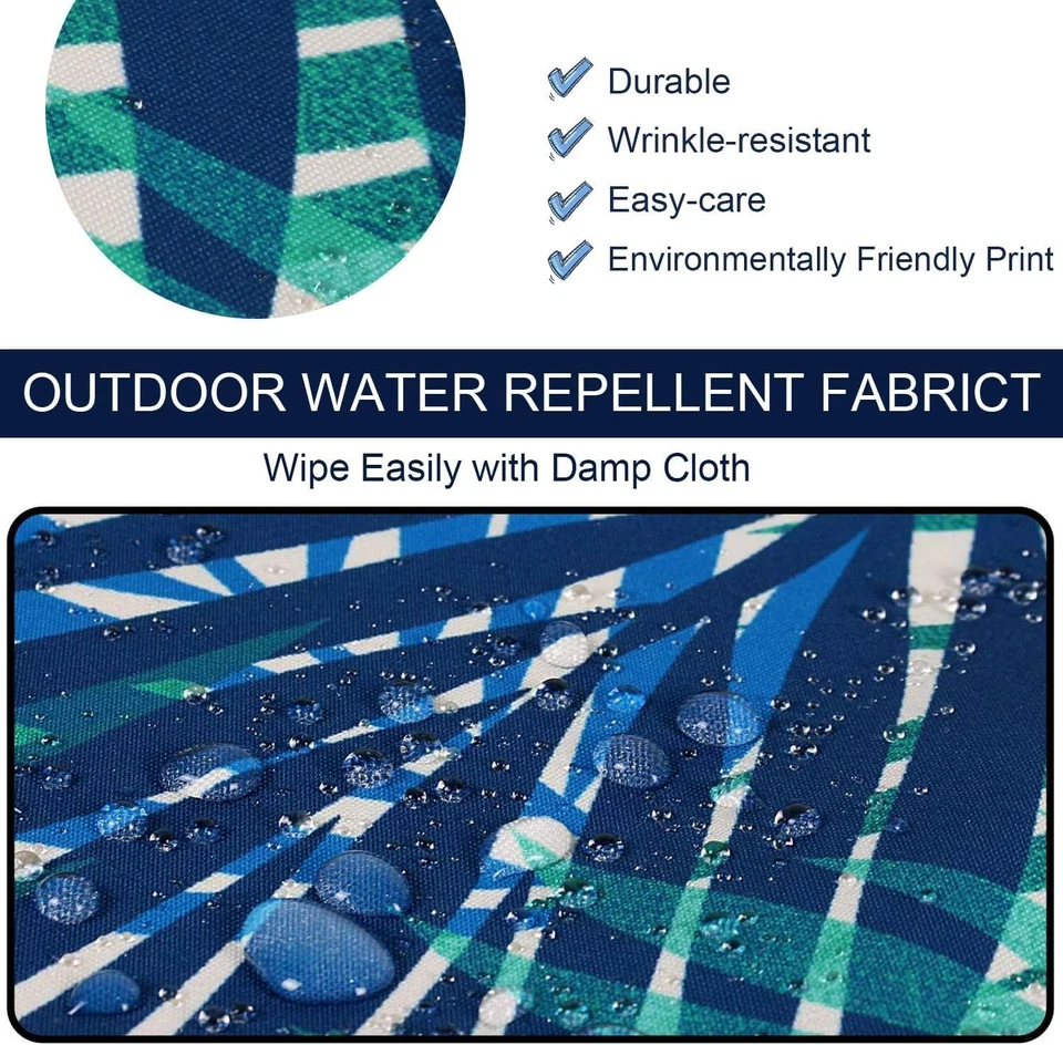 Juego de 4 fundas de cojín de exterior Tropical Leaf Foto 4 de 4