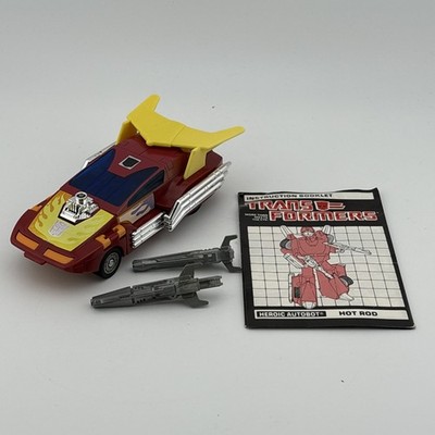 Hot Rod Complete - Vintage 1986 G1 Transformers Hasbro