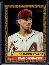 2025 Topps Heritage High Number Brandon Pfaadt Color of the Year #/76