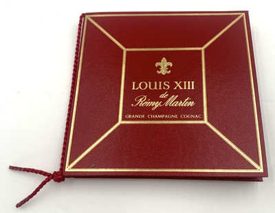 Vintage Remy Martin Louis XIII Grande Chapagne Cognac Booklet Insert Hardbound