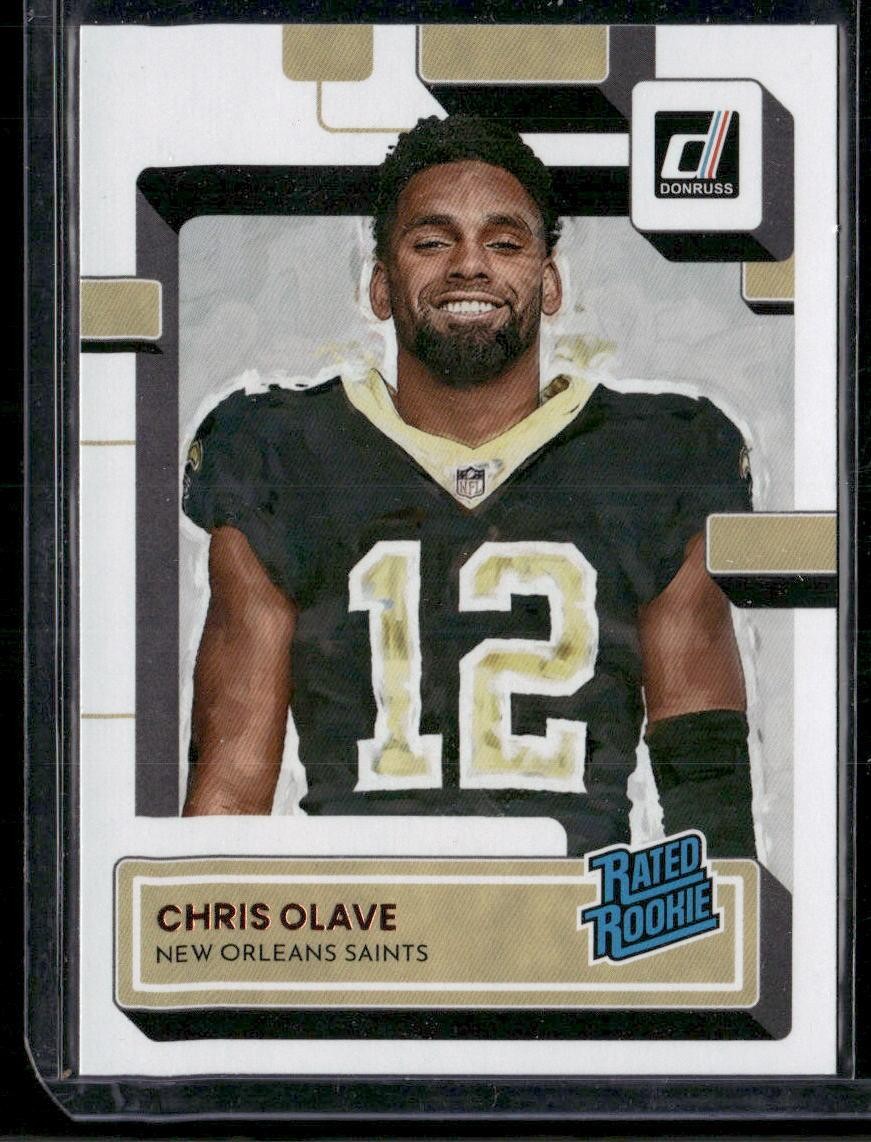 2022 Donruss #309 Chris Olave Rated Rookies Portrait