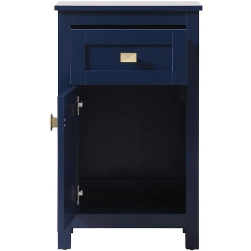 Elegant Lighting SC011830BL Adian Blue Bathroom Storage Cabinet - Picture 5 of 11