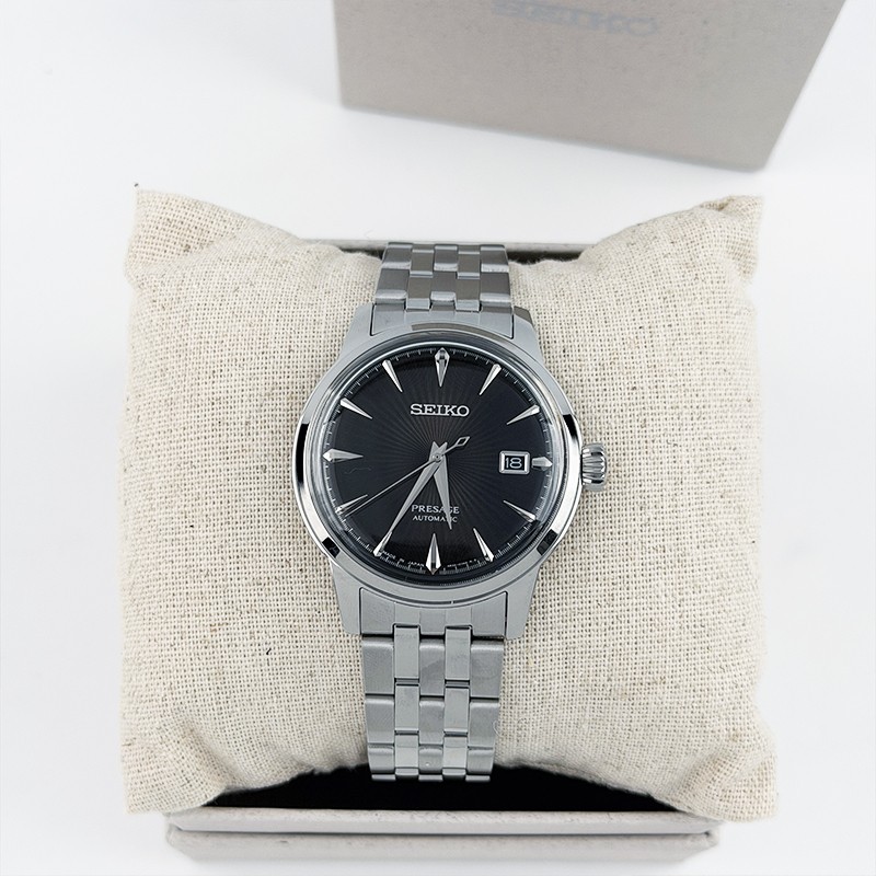 Seiko Men Presage Cocktail Time Black Dial  SRPE17J1 Automatic Watch 40.5mm New View 5