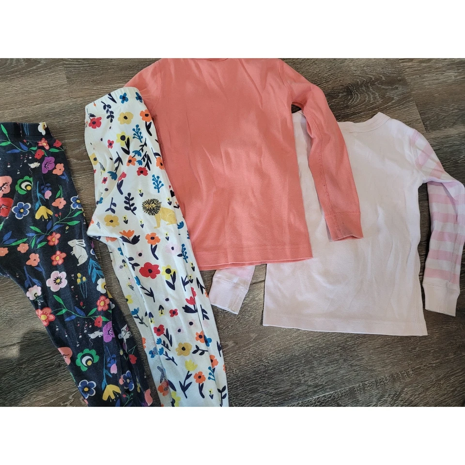 Juego de Pijamas Hanna Andersson Disney Talla US 4 Aurora Pocahontas Algodón Floral #5 Foto 2 de 4