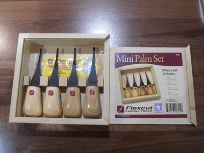 Flexcut 4 Stück Mini Palm Set FR604 Brandneu