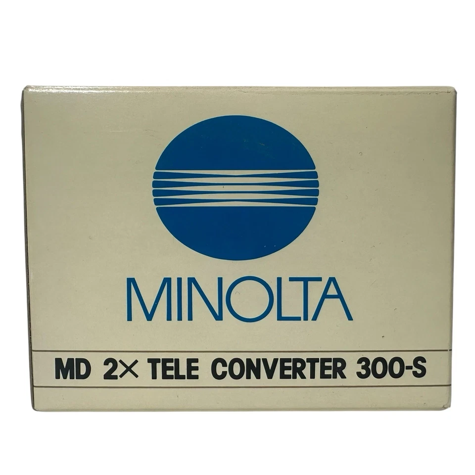 [Excelente COMO NUEVO] Minolta MD 2x Tele Convertidor 300-S de JAPÓN Foto 2 de 4