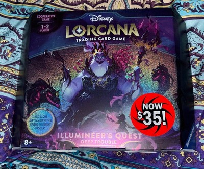 Disney Lorcana Trading Card Ursula Illumineer's Quest Deep Trouble Box NEW