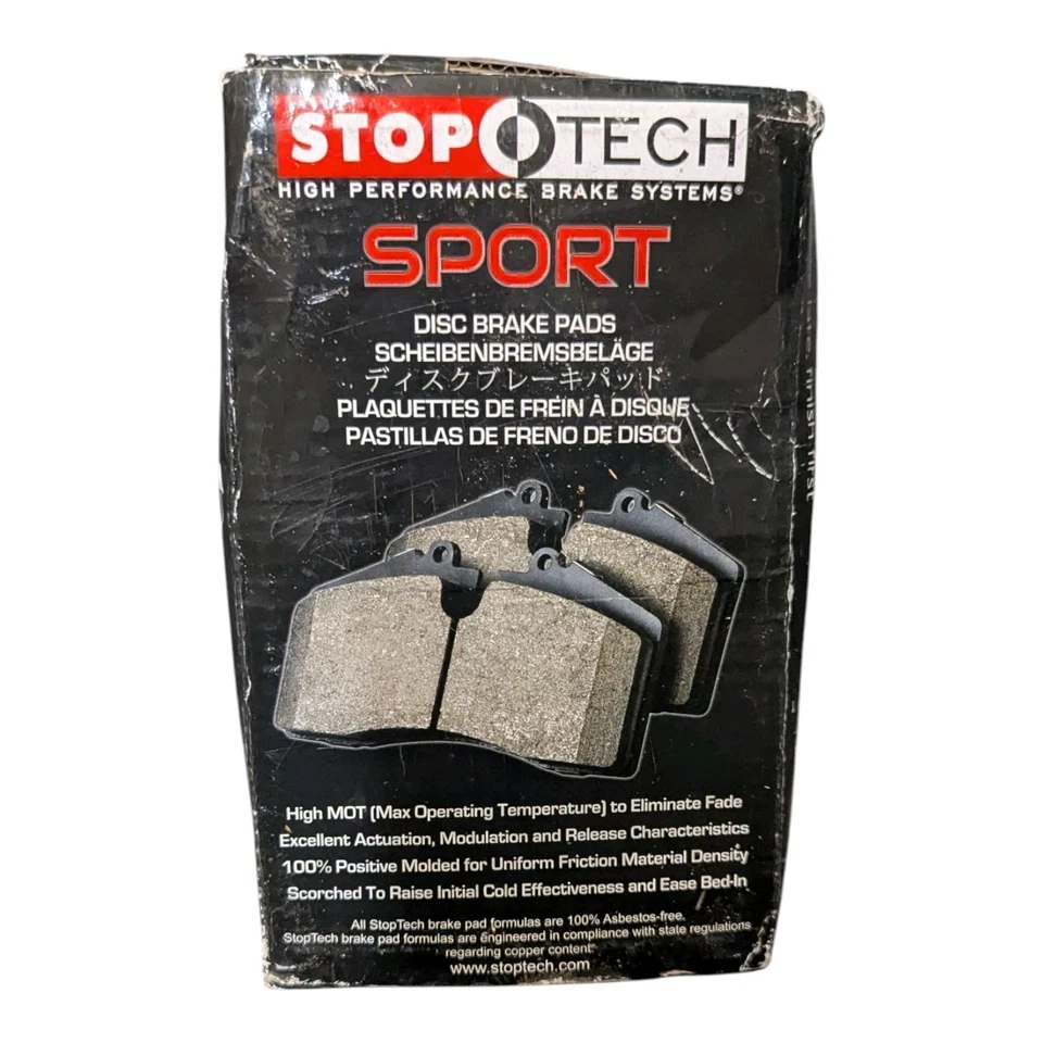 Pastillas de freno trasero deportivo BMW X3 2010 StopTech 309.06830 87-03 04 05 06 z4 Foto 2 de 4