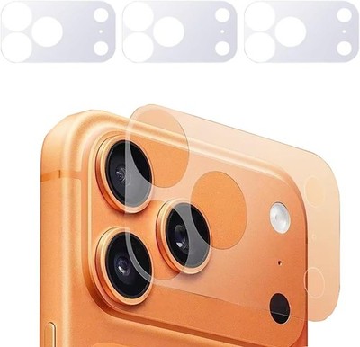 Matte Scratch-Resistant Hollow Lens Film - 3 Pack Camera Protector for iPhone 17