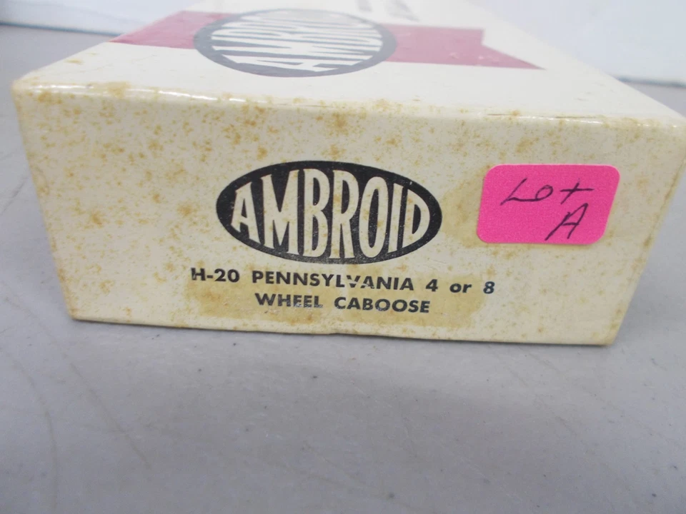 AMBROID # H-22 ~ PENNSYLVANIA 4- OR 8-WHEEL CABOOSE CAR KIT~ HO SCALE ~ LOT A - Image 4 of 4