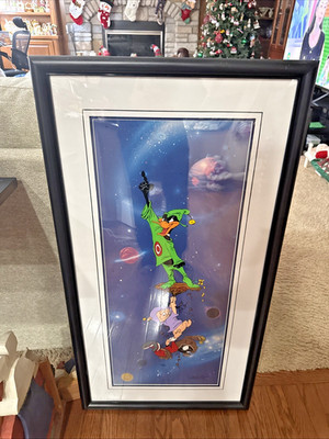 Warner Bros Duck Dodgers Finale Cel LE 539/750 Excellent Condition with COE