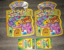 4Pc 2 coloring And Activity Books With Stickers And 2 Boxes Of Crayola Crayons